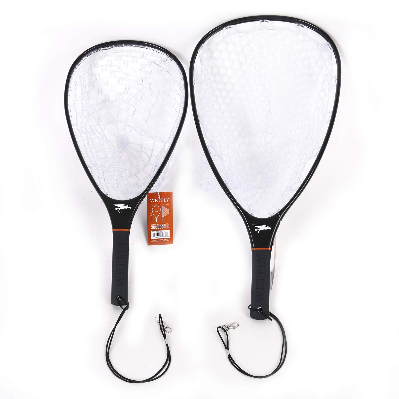 Premium Titanium Carbon Fiber Fishing Net - Ultra Lightweight, Durable & Floating Landing Net with Lanyard | Perfect for Fly Fishing, Kayak Fishing & Catch-and-Release