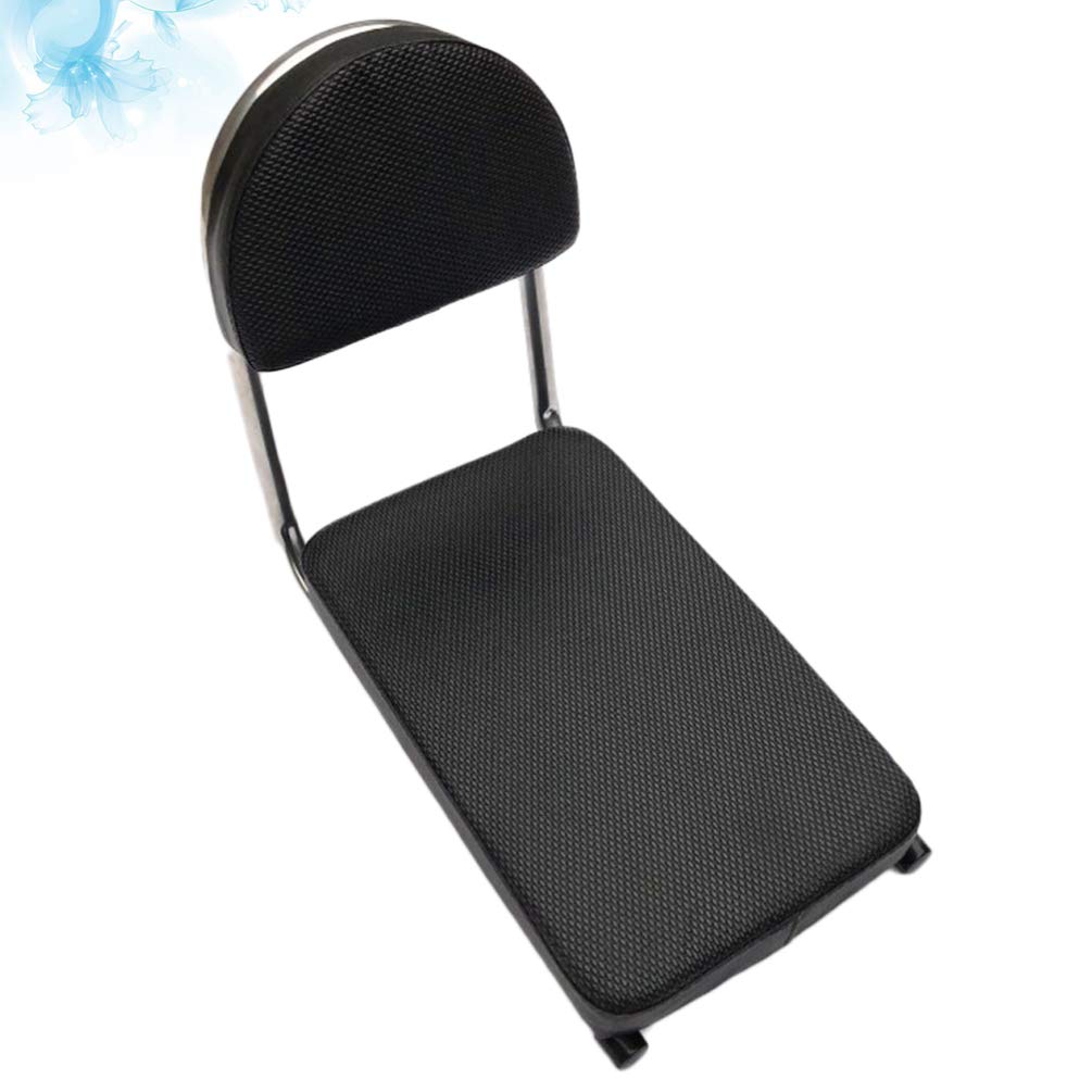 **Kids Bike Seat Backrest Cushion - Comfortable & Safe Rear Carrier Pad with Footrest for Children's Bicycles - Perfect for Family Rides, Commuting & Outdoor Adventures**