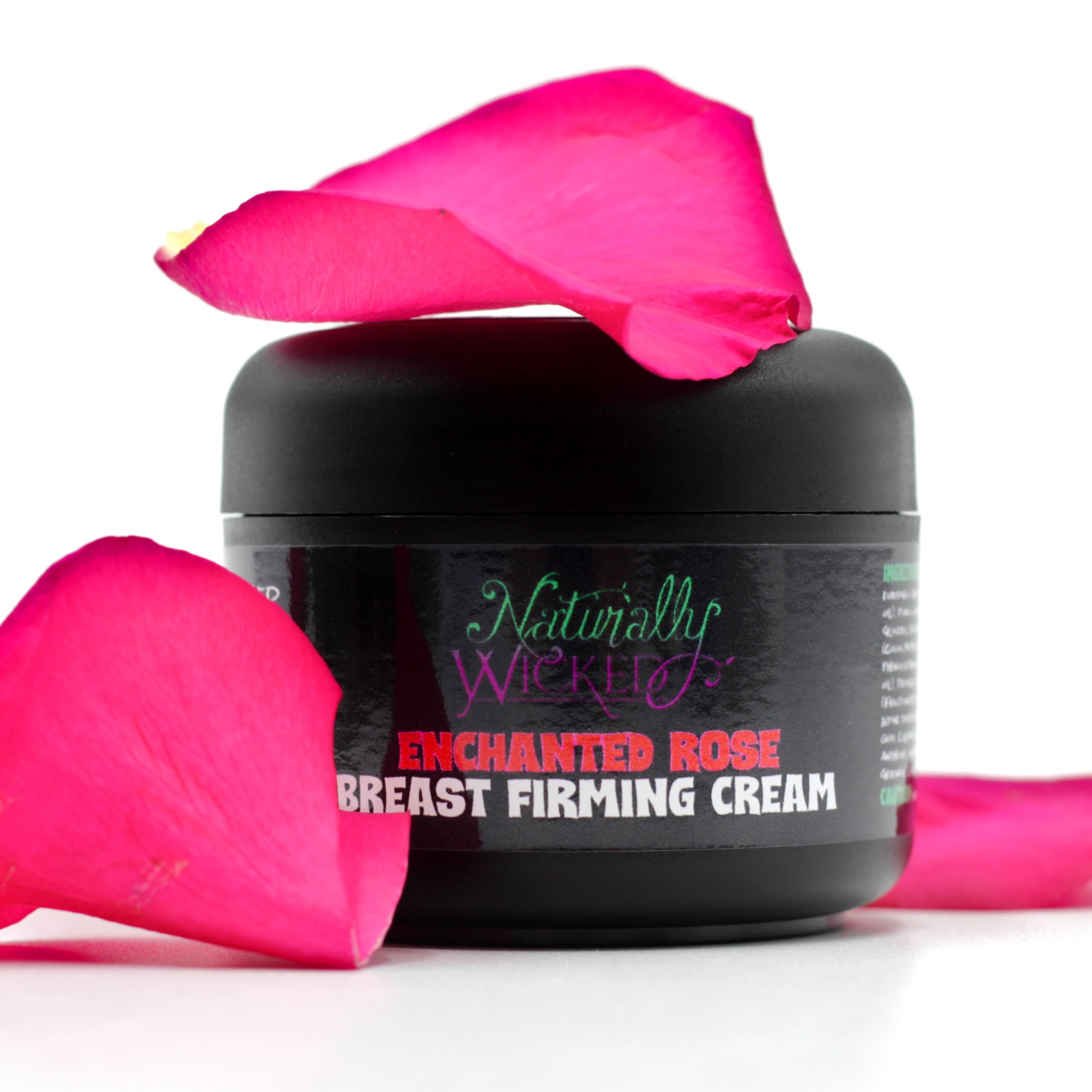 Naturally Wicked Enchanted Rose Breast Firming Cream 50ml - Natural Lifting & Tightening Cream for Women - Perfect for Post-Pregnancy & Weight Loss Skin Care