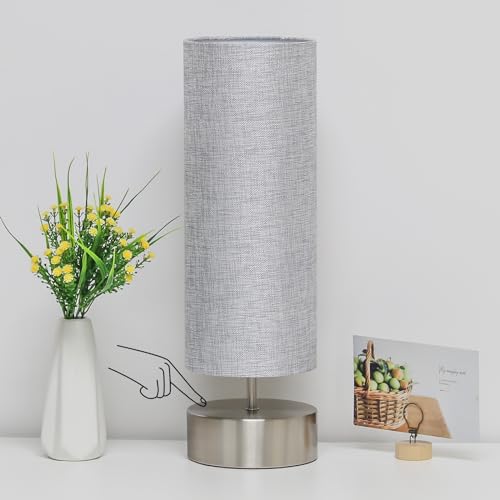 Gray Shade with Silver Base