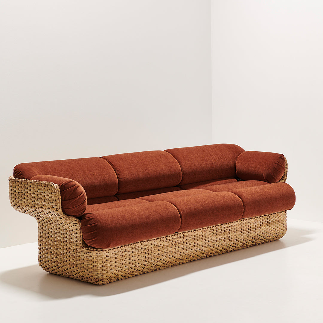Joe Colombo Basket Sofa by Gubi - Modern Lounge Chair for Living Room, Office & Relaxation Spaces