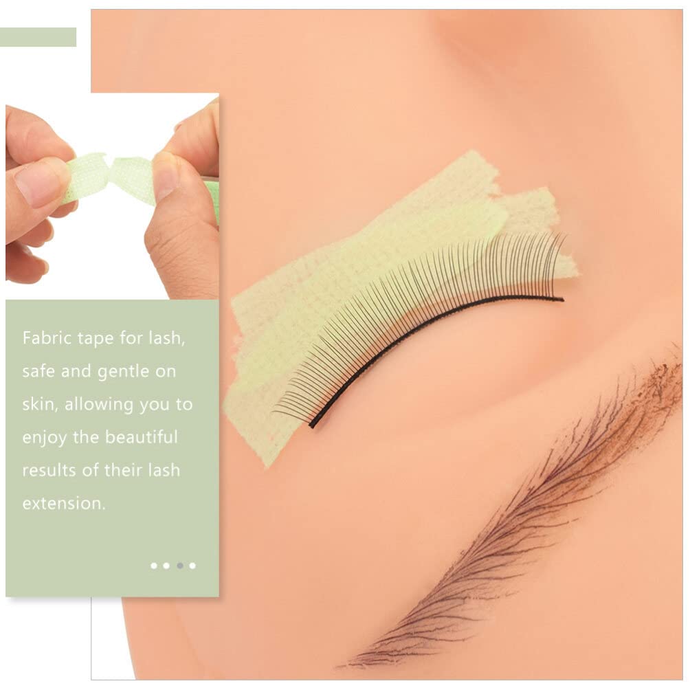 Beaupretty 20 Rolls Eyelash Extension Tape - Non-Woven Breathable Lash Grafting & Lifting Tape for Professional Makeup, Salon Supplies (Green) - Perfect for Eyelash Extensions, Lash Lifts & Eyeshadow Application