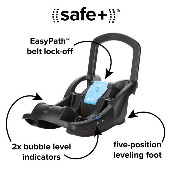 DIONO LiteClik 30 R SafePlus Infant Car Seat with Base - Lightweight & Safe Baby Car Seat for Newborns to 30 lbs - Perfect for Travel, Daily Commute & Family Road Trips