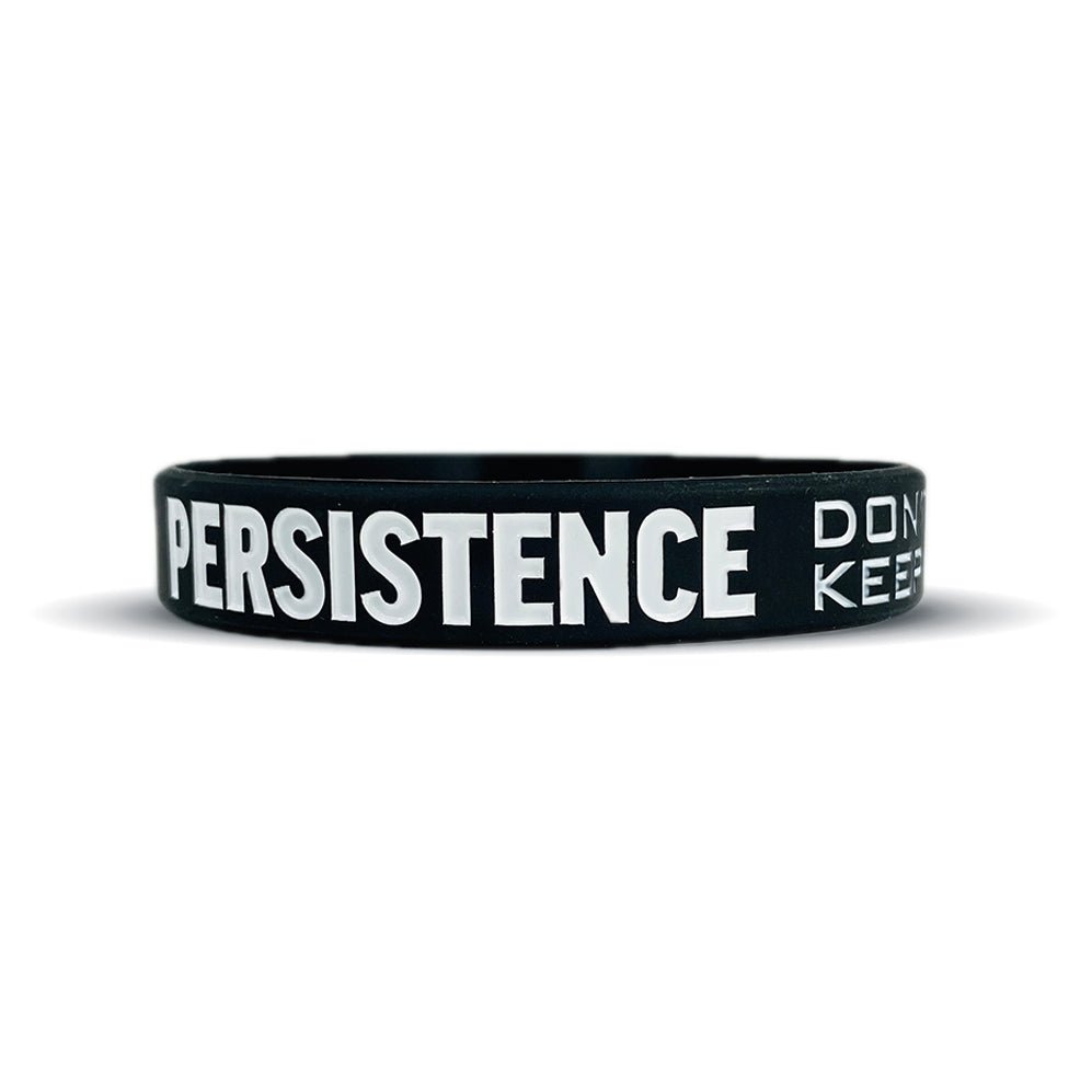 PERSISTENCE Motivational Wristband - Inspirational Fitness & Sports Bracelet for Men & Women - Perfect for Gym, Running, Workouts & Daily Motivation