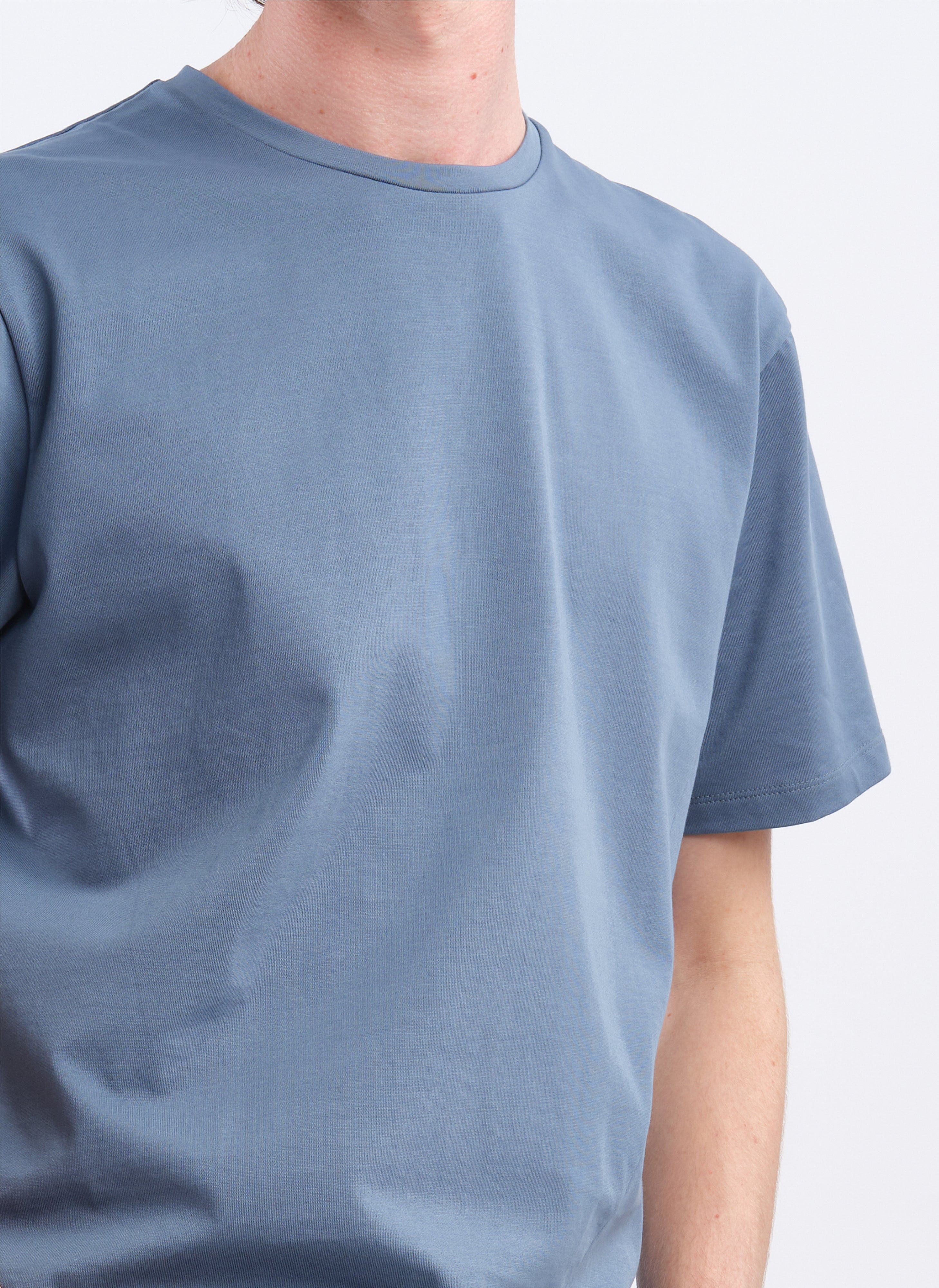 Premium Mercerized Cotton T-Shirt (T01) - Soft Breathable Men's Casual Tee for Everyday Wear & Gym Workouts