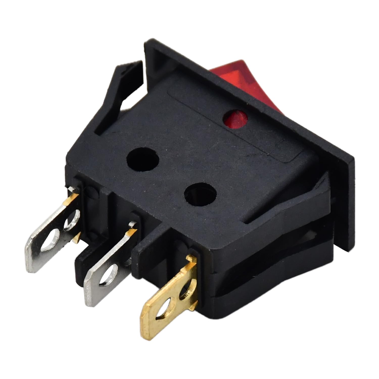 Delta Bench Grinder & Belt Sander On/Off Power Rocker Switch - 3 Terminal 20A 125V Replacement Switch Compatible with Models 23-580, 23-589, 23-592, 23-640, 23-645, GR100, GR150, GR350 - Perfect for Workshop Power Tool Repairs & Maintenance