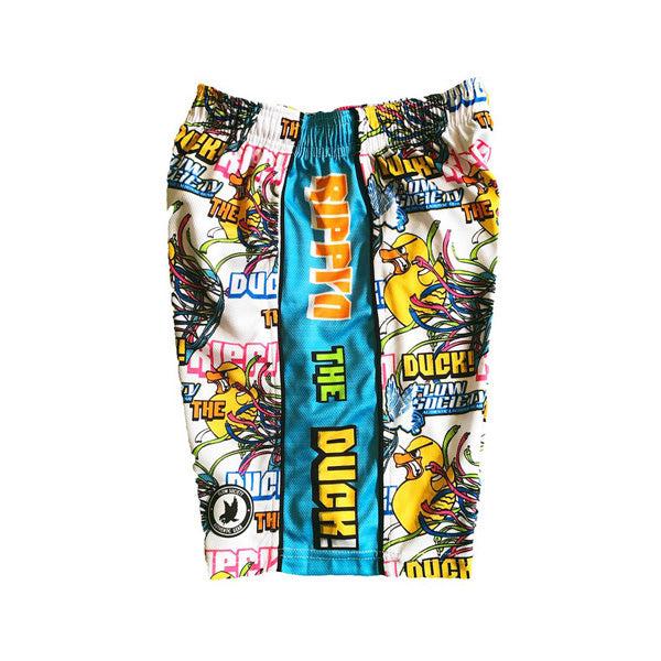 Boys Rippin the Duck Attack Short Sleeve Graphic T-Shirt - Cool Cartoon Duck Design for Kids & Teens - Perfect for School, Playdates & Casual Outings
