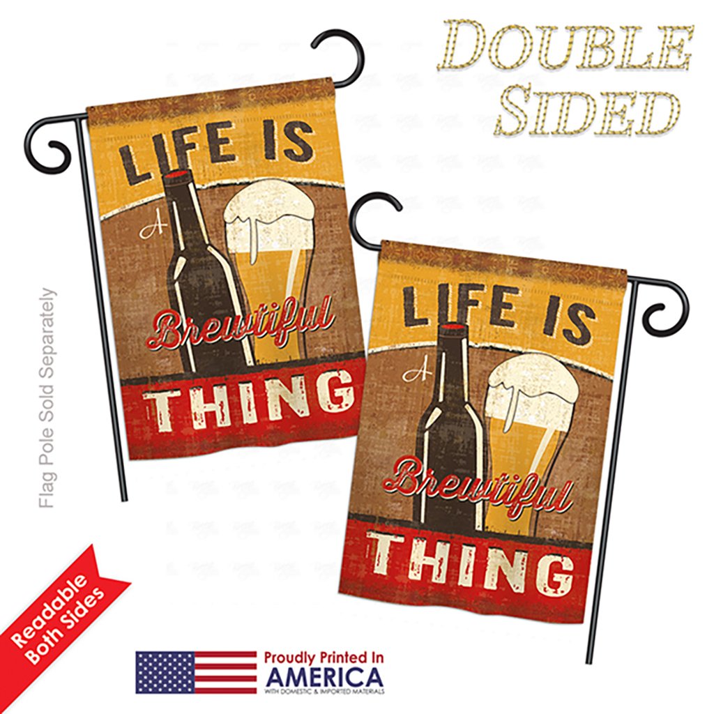 Sweet Life Humor Garden House Flags Set - Double-Sided 28x40 Inch Funny Quote Yard Banner, Made in USA - Perfect for Outdoor Decor, Patio & Backyard Gift Ideas