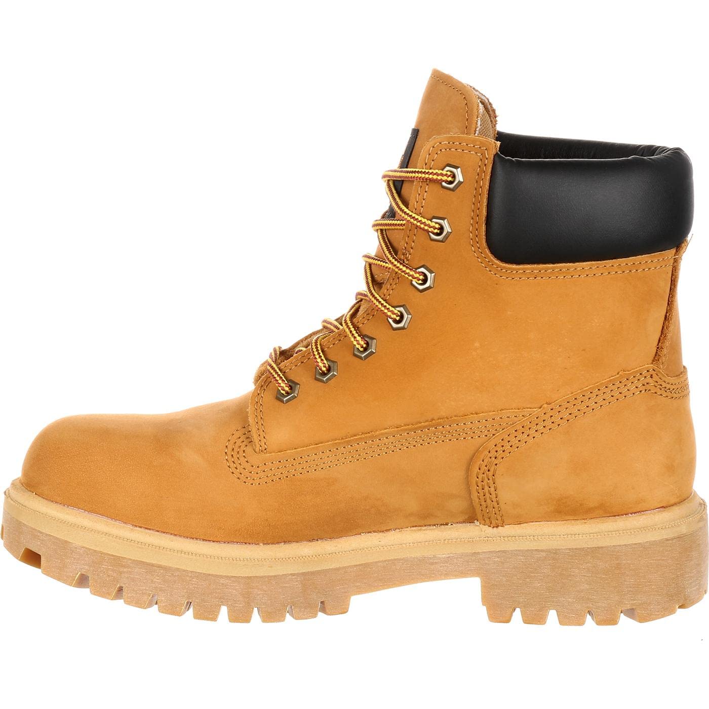 Timberland PRO Men's 6-Inch Steel Toe Waterproof Work Boots - Insulated Safety Shoes for Construction, Hiking & Outdoor Work