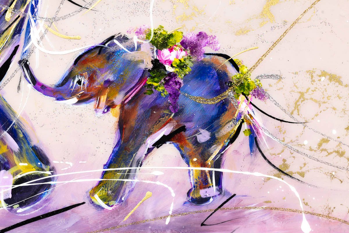 Original 'A Mother's Guidance' Artwork - Handmade Wall Decor for Living Room, Bedroom & Nursery - Perfect Gift for Mother's Day, Housewarming & Baby Showers