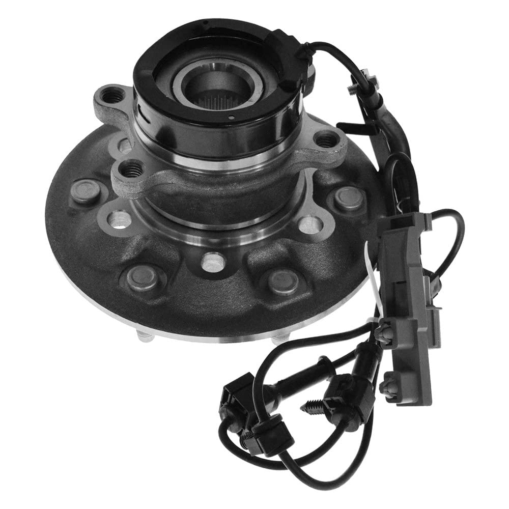 TRQ Front Drivetrain Kit - CV Axle Shaft & Wheel Hub Bearing Assembly for 2004-2008 Chevy Colorado, GMC Canyon, 2006 Isuzu i-350, 2007-2008 i-370 | Replacement Parts for Smooth Off-Road & Daily Driving