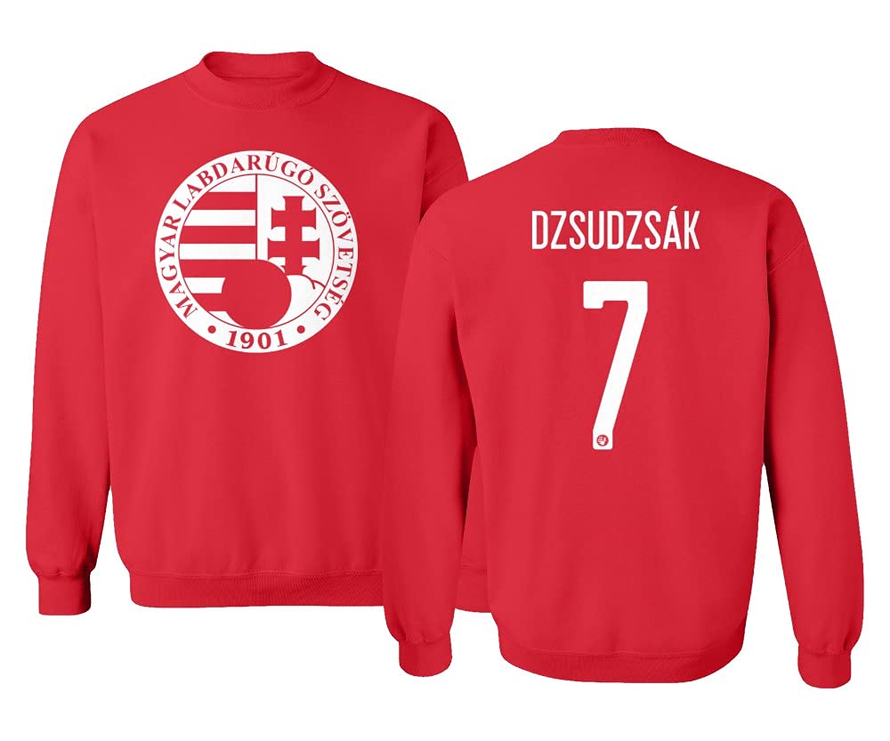 2020 Hungary #7 Dzsudzsak Soccer Jersey - Stylish Crewneck Sweater by Spark Apparel | Perfect for Match Days & Fan Support