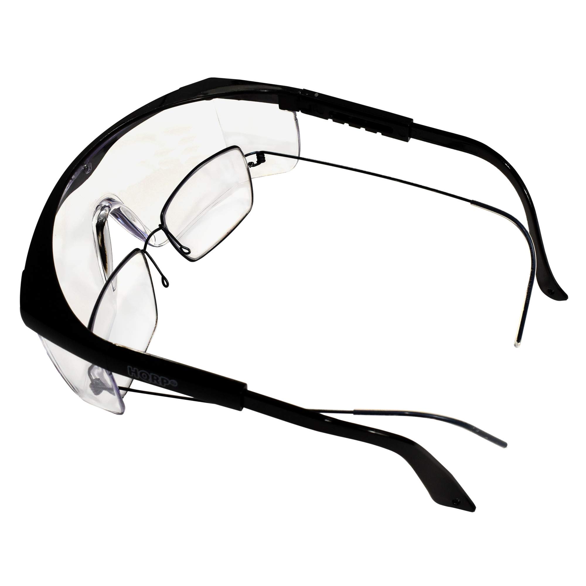 HQRP Safety Glasses for Black & Decker SPCM1936 CM1936 CM1836 MM875 MM1800 MTC220 MTE912 Lawn Mowers - Anti-Fog Protective Eyewear for Outdoor Yard Work & Landscaping