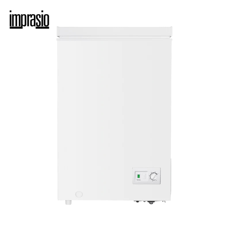 98L Chest Freezer IMCF100 - Energy Efficient Upright Deep Freezer for Home, Garage & Restaurant Use - Perfect for Frozen Food Storage & Bulk Meal Prep