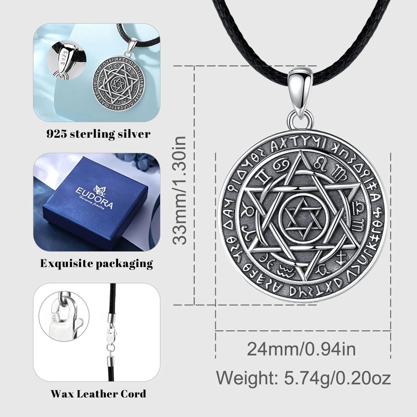 925 Sterling Silver Necklace for Women & Men - Elegant Pendant Jewelry Gift for Anniversary, Birthday & Valentine's Day | Perfect for Everyday Wear & Special Occasions