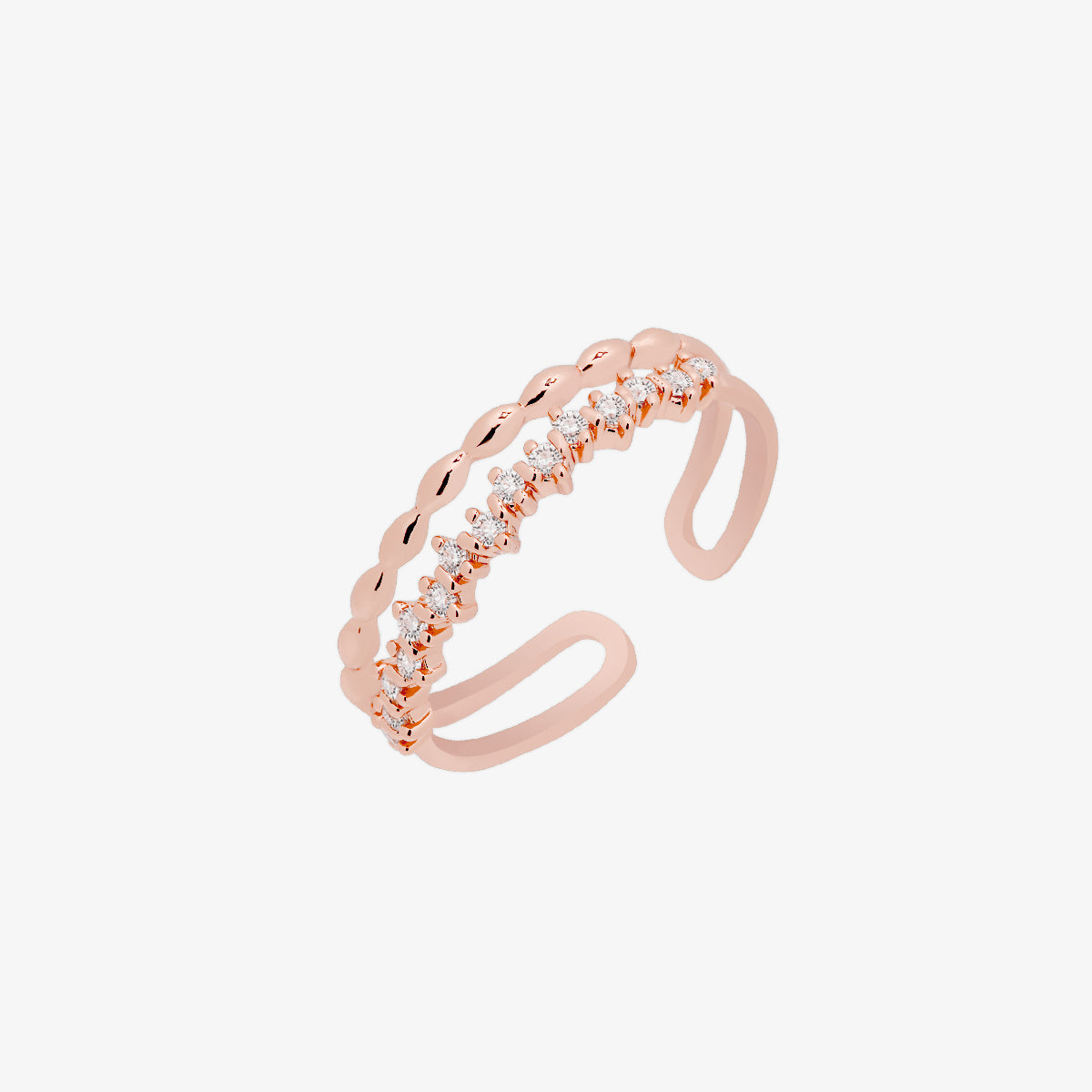 Double Layered Ring - Elegant Stackable Jewelry for Women | Perfect for Everyday Wear, Gifts & Special Occasions