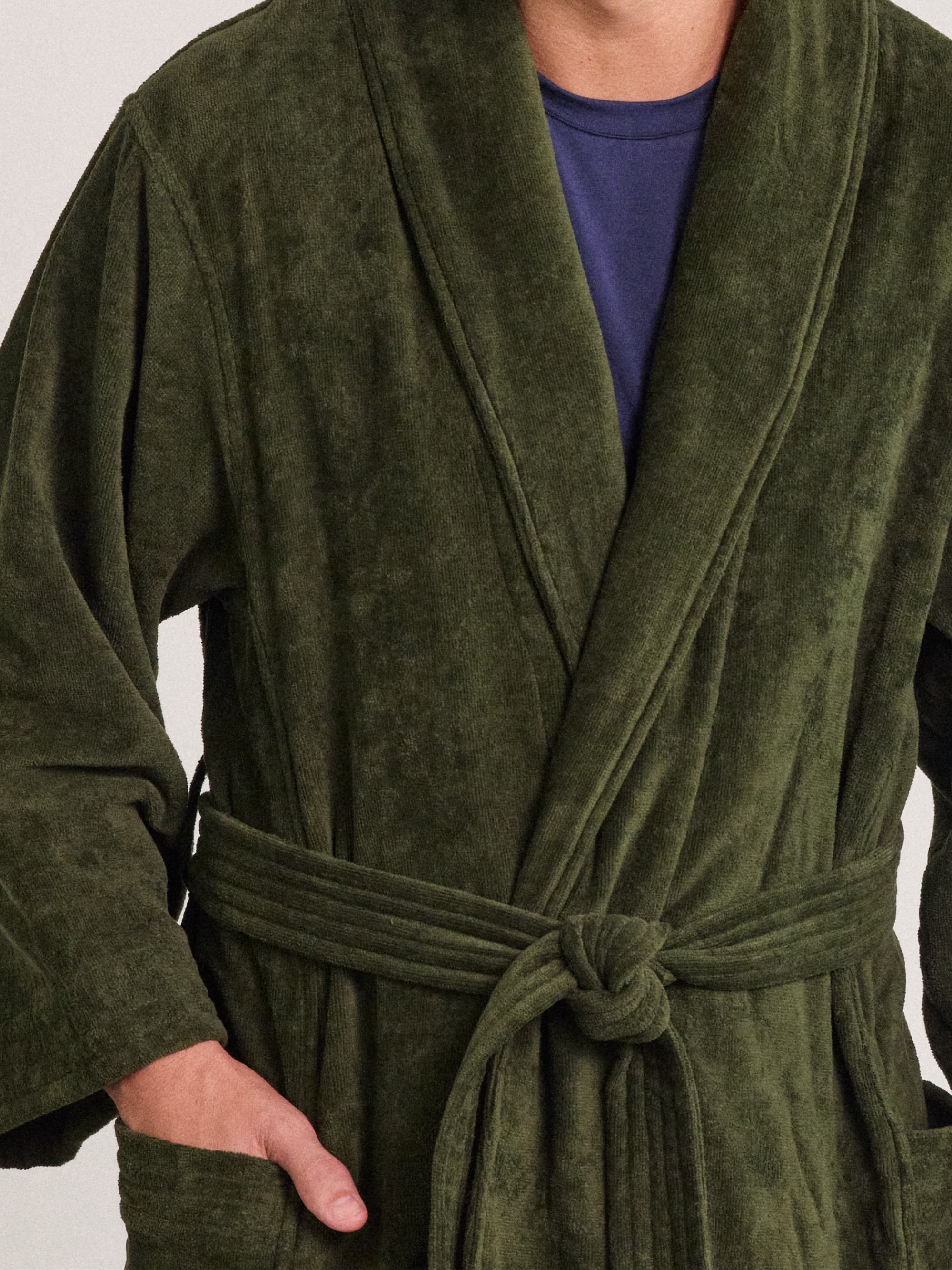 Organic French Terry Robe for Women - Soft & Cozy Bathrobe with Pockets - Perfect for Spa, Lounge & After Shower Relaxation