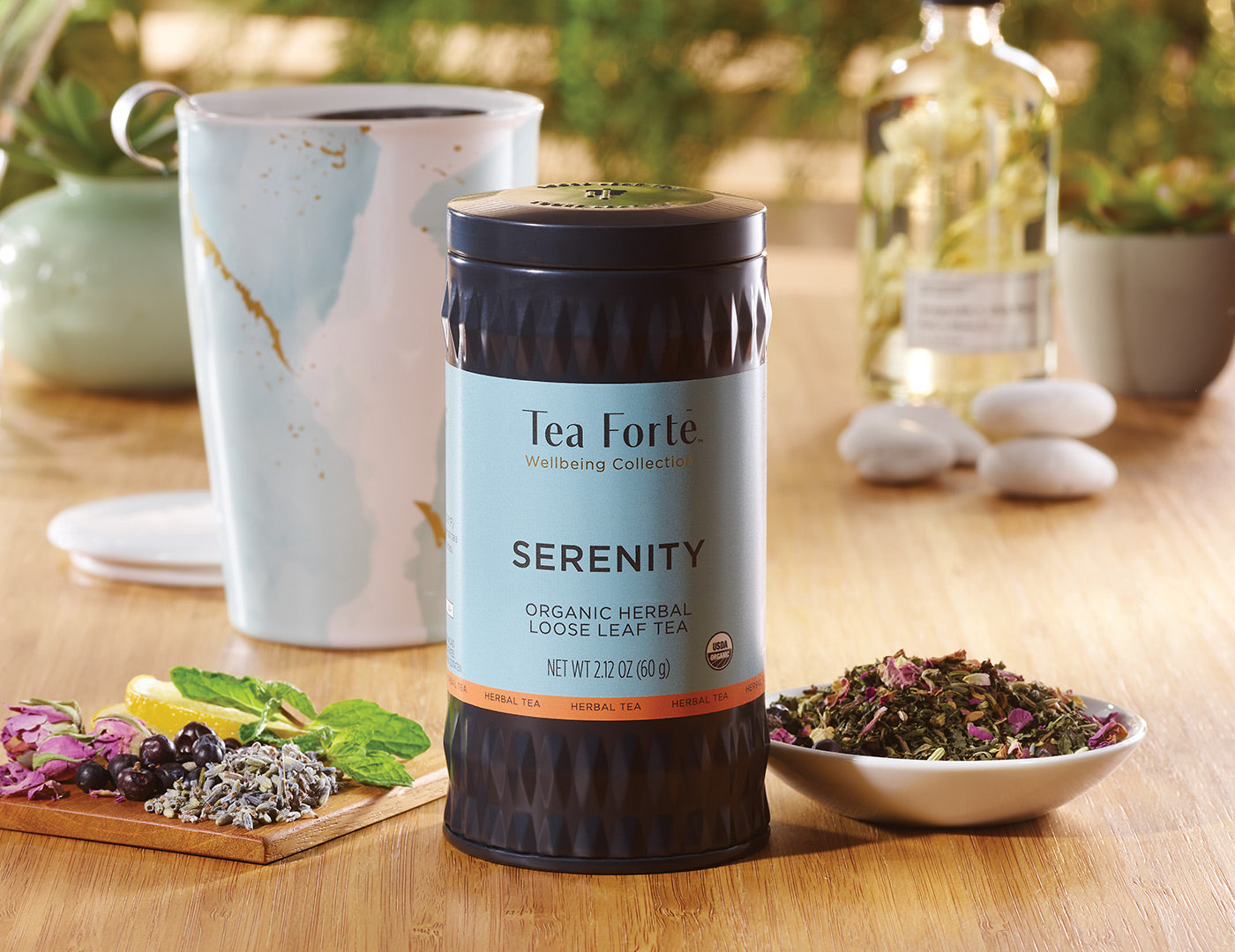Premium Airtight Loose Leaf Tea Canisters - Serenity Collection | Keep Tea Fresh & Flavorful | Perfect for Kitchen, Pantry & Tea Storage Organization