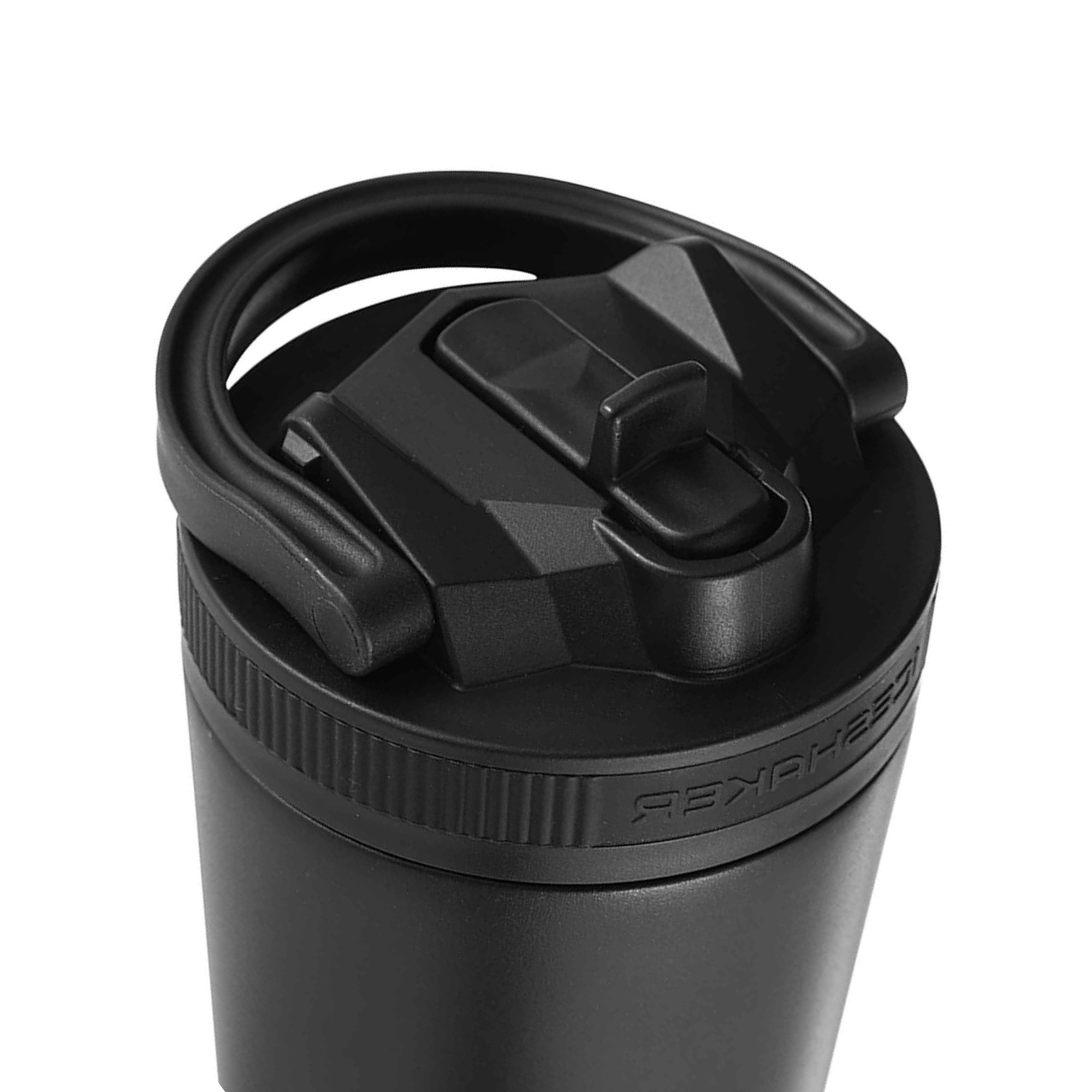 26oz Insulated Water Bottle with Sport Lid & Internal Straw - Black Lid & Black Band - Perfect for Gym, Hiking, and Outdoor Activities
