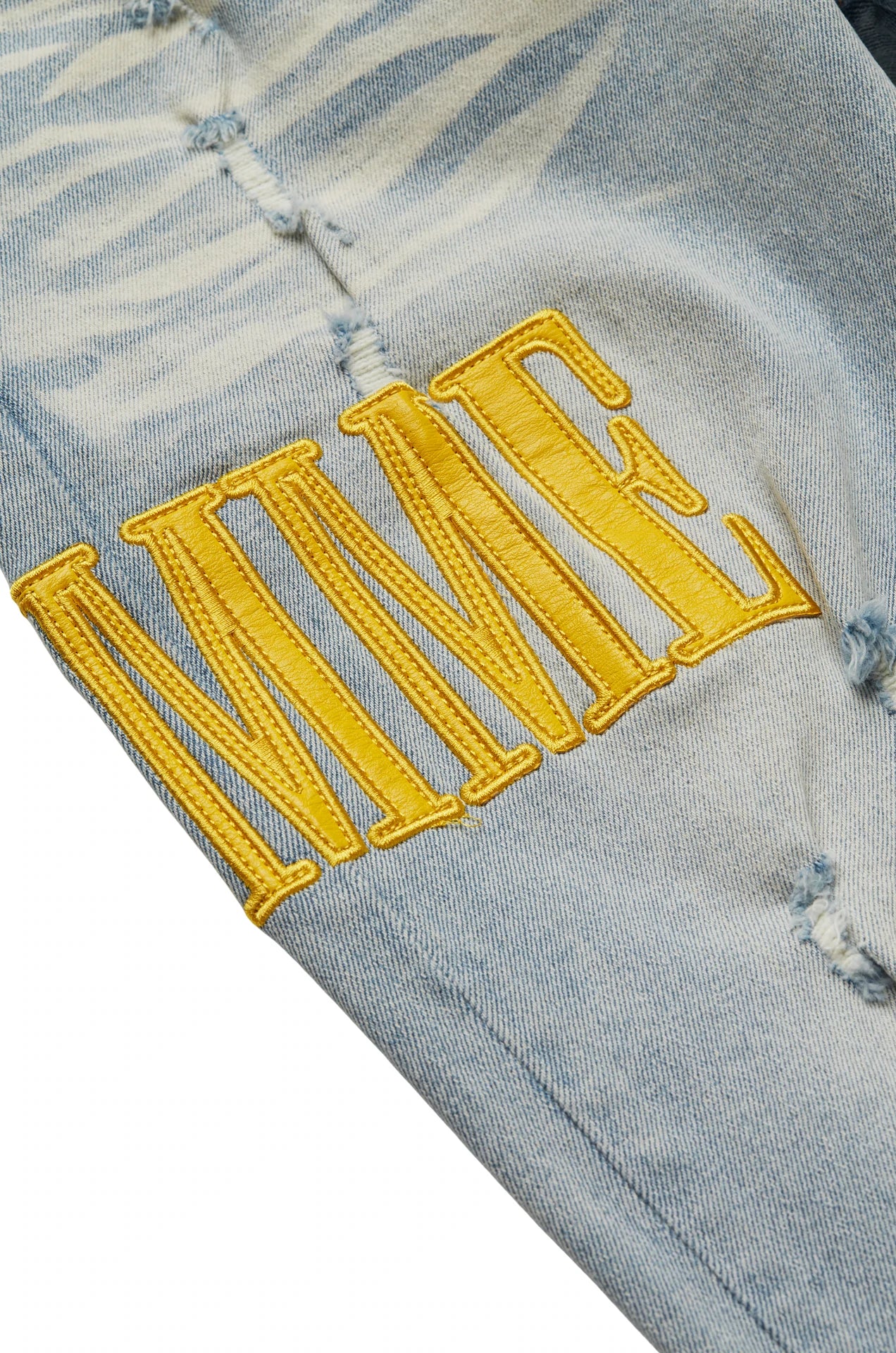 Men's & Women's Letterman Denim Jacket in Blue & Yellow - Vintage Style Varsity Jacket for Casual Wear & School Spirit