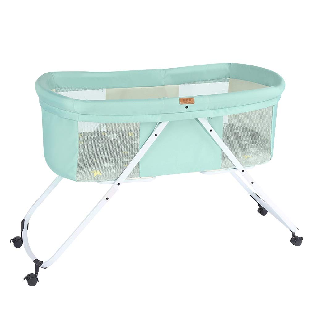 XJJUN Universal Rocking Crib Mosquito Net - Breathable, Formaldehyde-Free, Odorless Safety Mesh - 3 Colors & 2 Styles (Green, 105x30x70cm) - Perfect for Nursery, Bedroom, and Outdoor Baby Protection