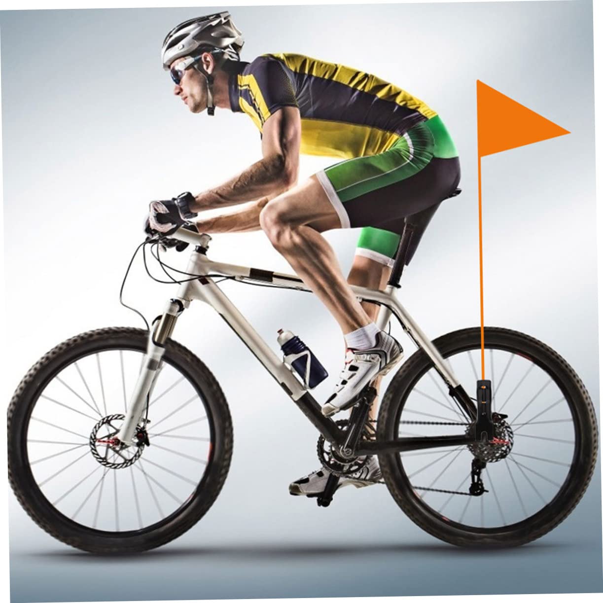 BESPORTBLE 5-Piece Bike Safety Flag Brackets - Heavy Duty Flag Pole Mounts for Cycling Accessories - Perfect for Road Bikes, Mountain Bikes & Commuting Safety Gear