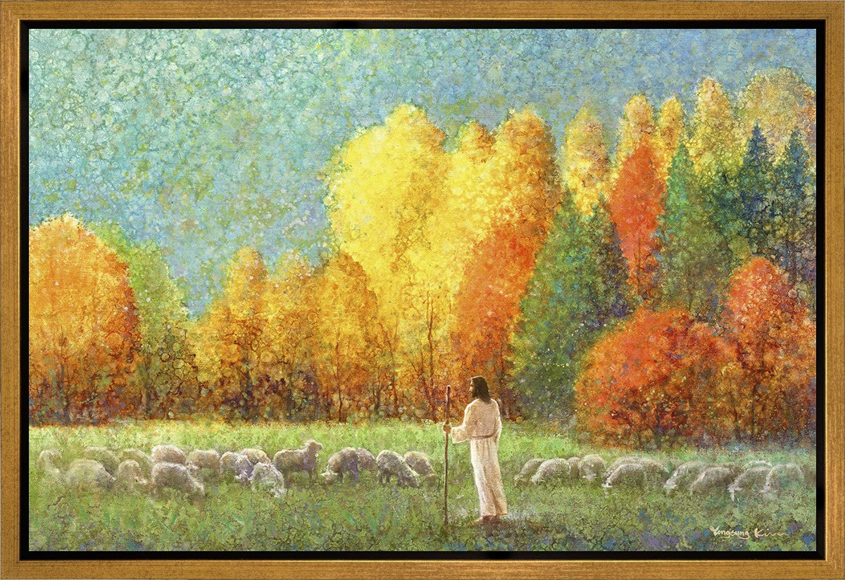 Changing Seasons Gallery Wrap Canvas Art - Stunning Seasonal Landscape Wall Decor for Living Room, Bedroom & Office