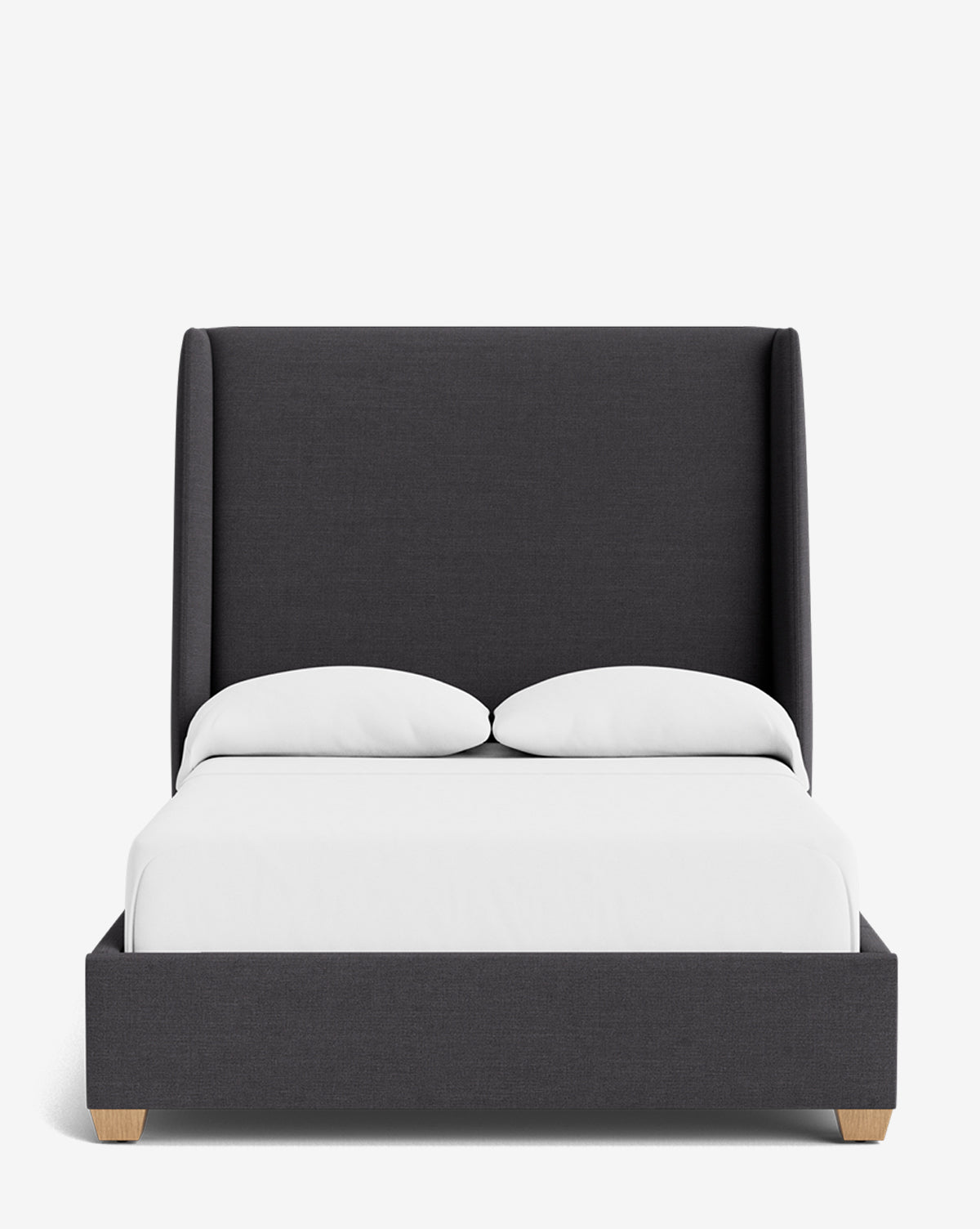 Walt Bed Tall Headboard - Queen Size Upholstered Bed Frame with Adjustable Height - Perfect for Modern Bedroom Decor & Small Spaces