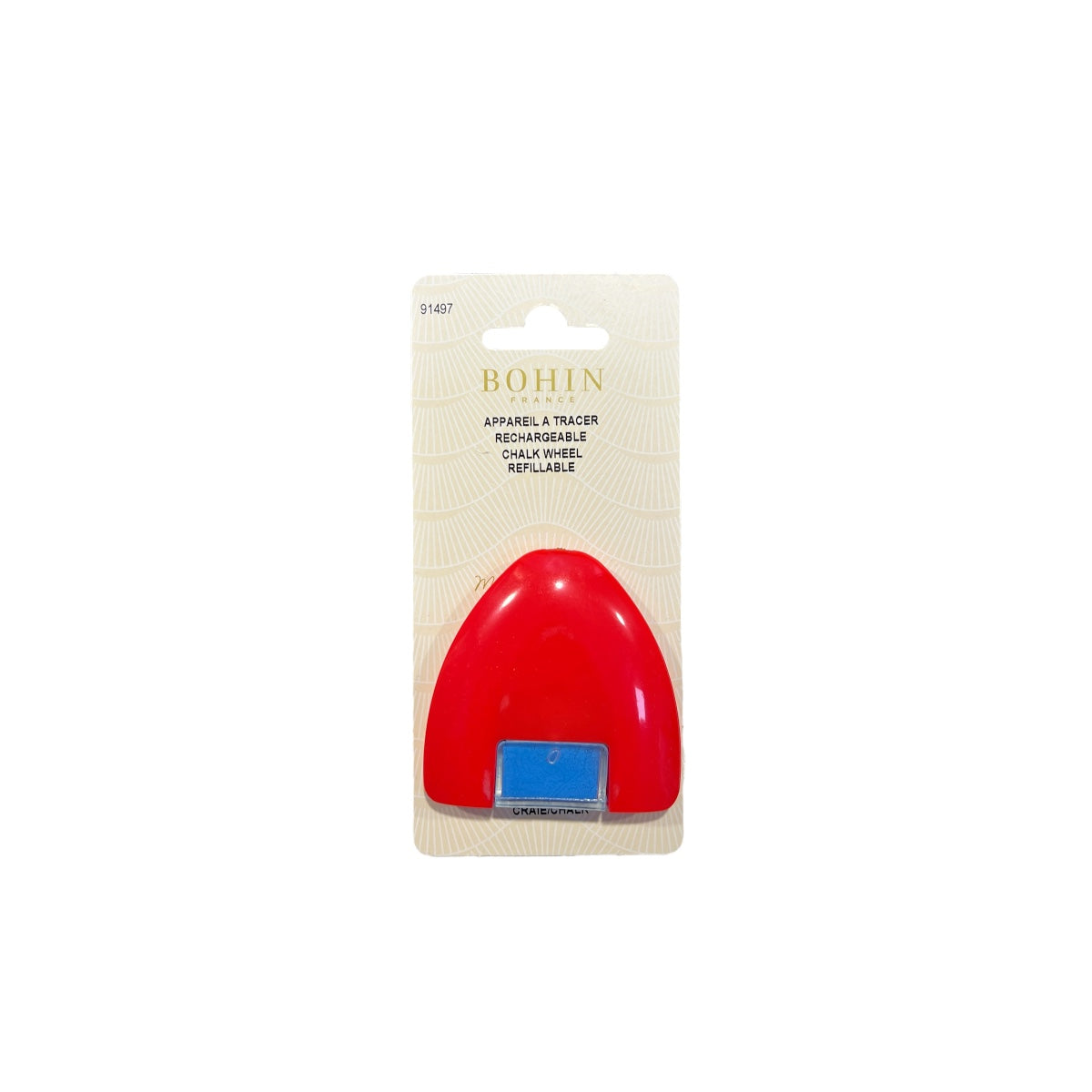 Bohin Tracing Chalk Wheel - Fabric Marking Tool for Quilting, Sewing & Tailoring | Perfect for DIY Crafts & Dressmaking Projects