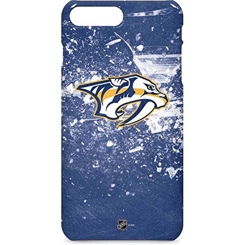 Skinit Lite Phone Case for iPhone 8 Plus - Officially Licensed NHL Nashville Predators Frozen Design | Protective Slim Cover for Everyday Use & Sports Fans
