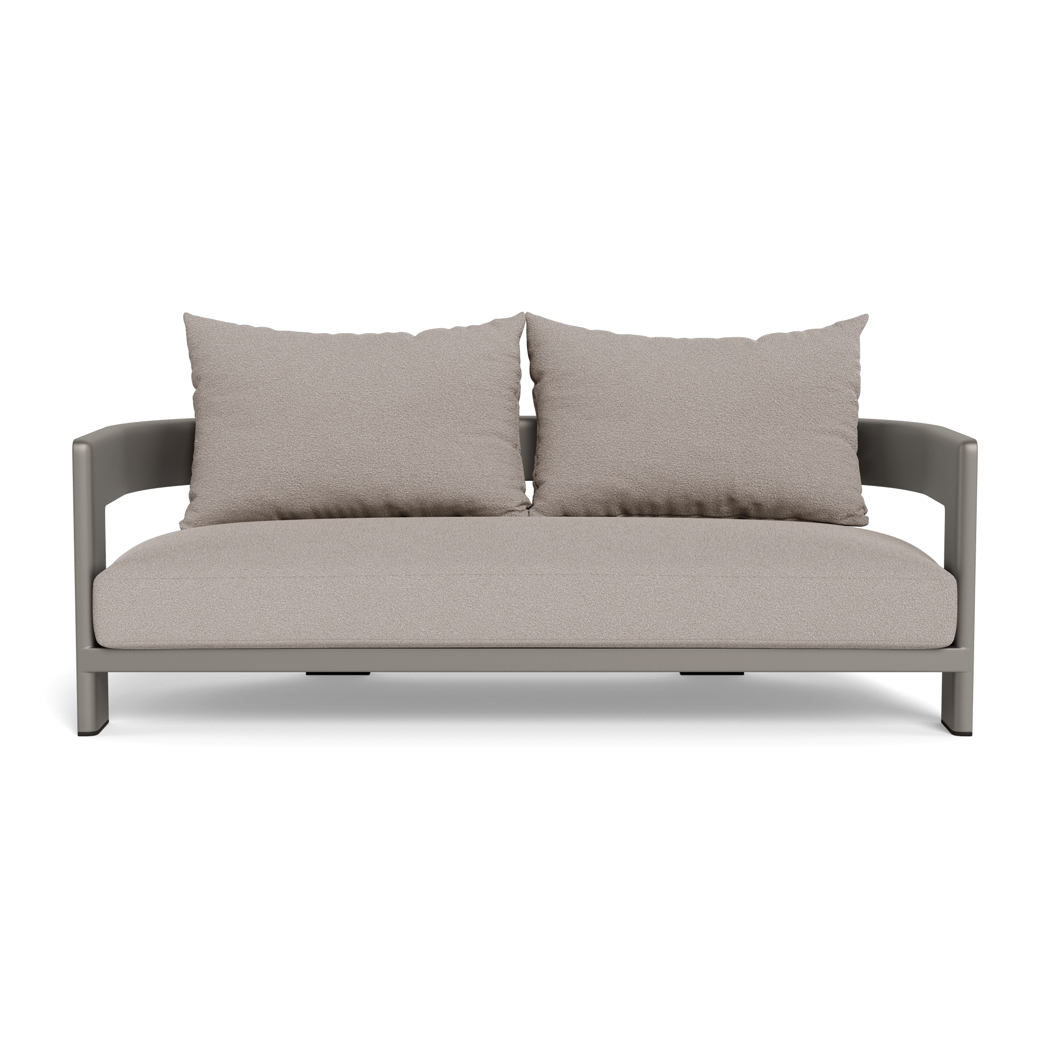 Victoria Aluminum 2-Seat Outdoor Patio Sofa - Lightweight & Weather-Resistant for Garden, Poolside, or Balcony Relaxation