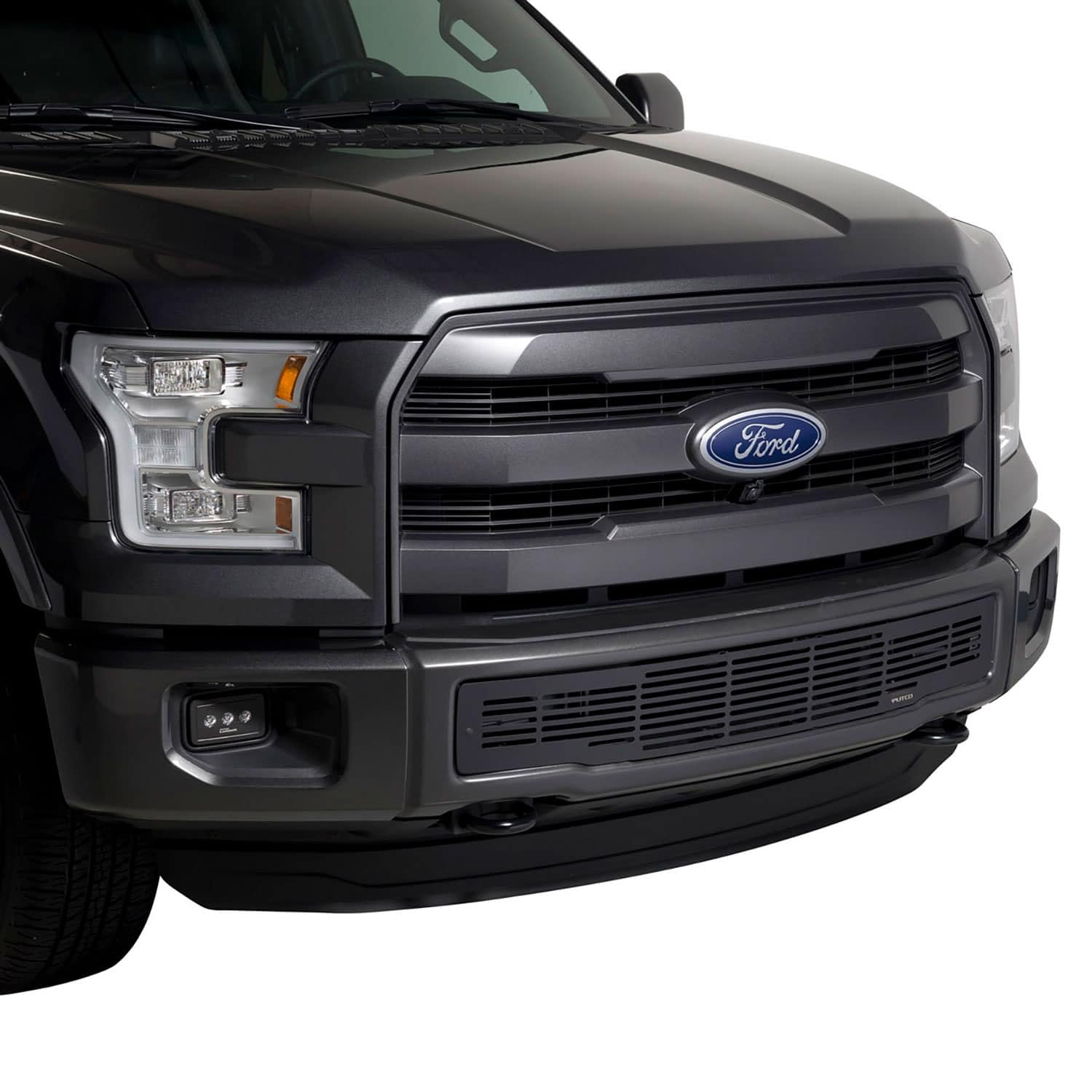 Putco 87164 Black Hex Style LED Grille Light Kit for 2019-2022 Ford Ranger with Adaptive Cruise - Upgrade Your Truck's Front Grille Lighting for Off-Road & Night Driving
