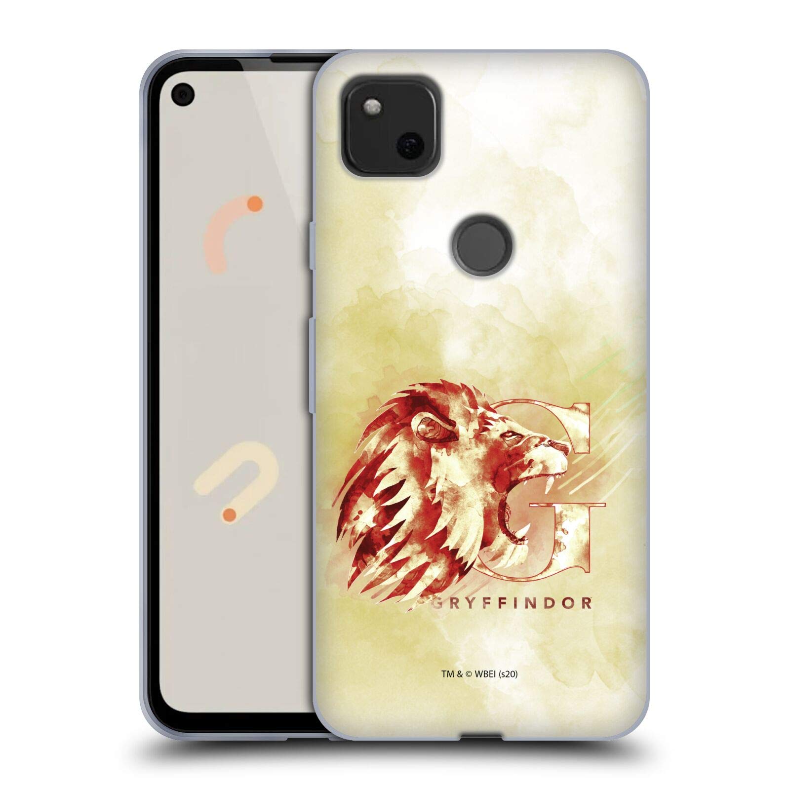 Harry Potter Gryffindor Phone Case for Google Pixel 4a - Deathly Hallows Design for Magic Fans