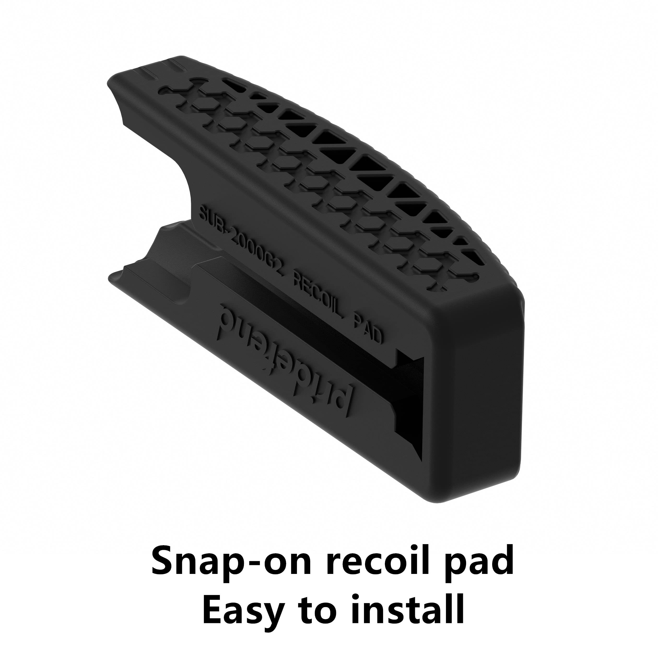Pridefend Recoil Pad for SUB-2000G2 Rifle - Non-Slip Recoil Reducing Butt Pad | SUB2000G2 Accessories | Perfect for Hunting, Shooting Range & Tactical Training