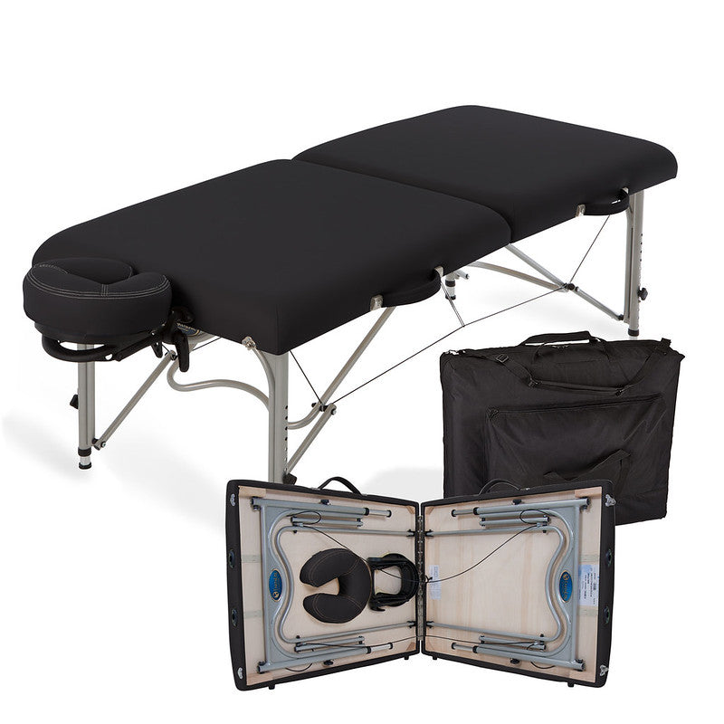 Earthlite Luna Portable Massage Table with Carrying Case - Lightweight & Adjustable for Professional & Home Use - Perfect for Therapists, Spas & On-the-Go Sessions