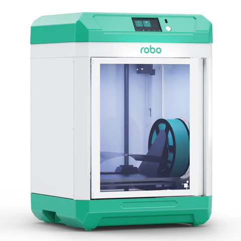 Robo E4 Pro Professional Grade Education 3D Printer for STEM Learning, Classroom Projects & Maker Labs - High Precision Desktop 3D Printing Solution