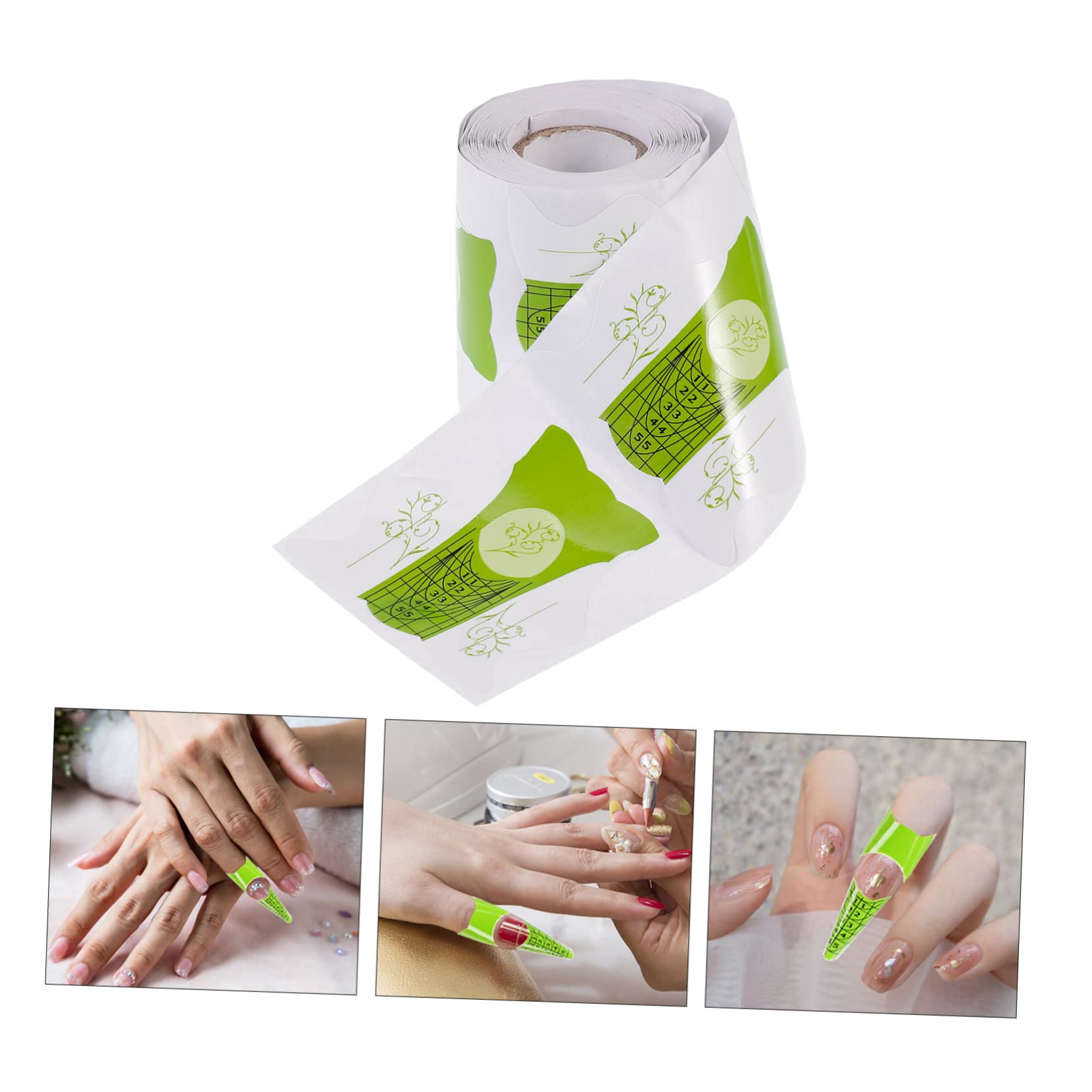 Beavorty 100pcs Nail Extension Forms - DIY Gel Nail Art Paper Tips, Sculpting Forms & Manicure Tools for Professional & Homemade Nail Designs - Perfect for Salon, Home Use & Nail Art Enthusiasts