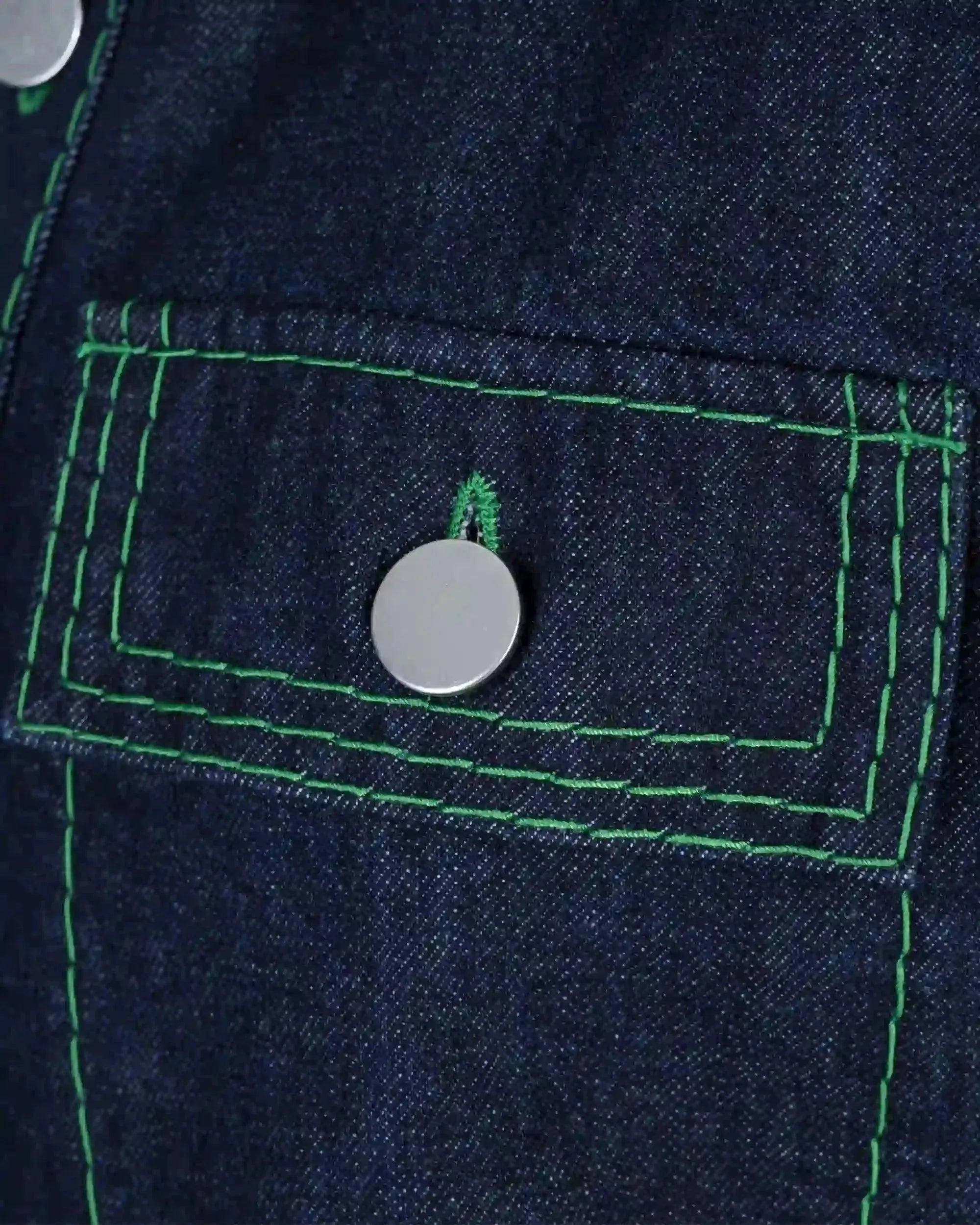 Stylish Embroidered 3-Stitch Denim Shirt for Men & Women | Vintage Wash Cotton Button-Up Shirt | Perfect for Casual Outings, Music Festivals & Streetwear Fashion