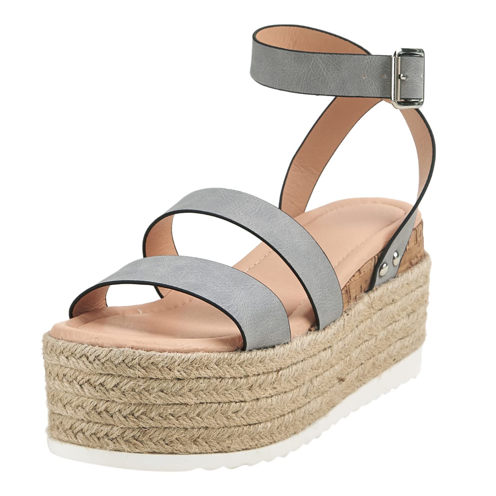 Women's Size 12 Wedge Sandals with Ankle Strap - Open Toe Platform Summer Sandals for Women | Perfect for Beach, Vacation & Casual Outings