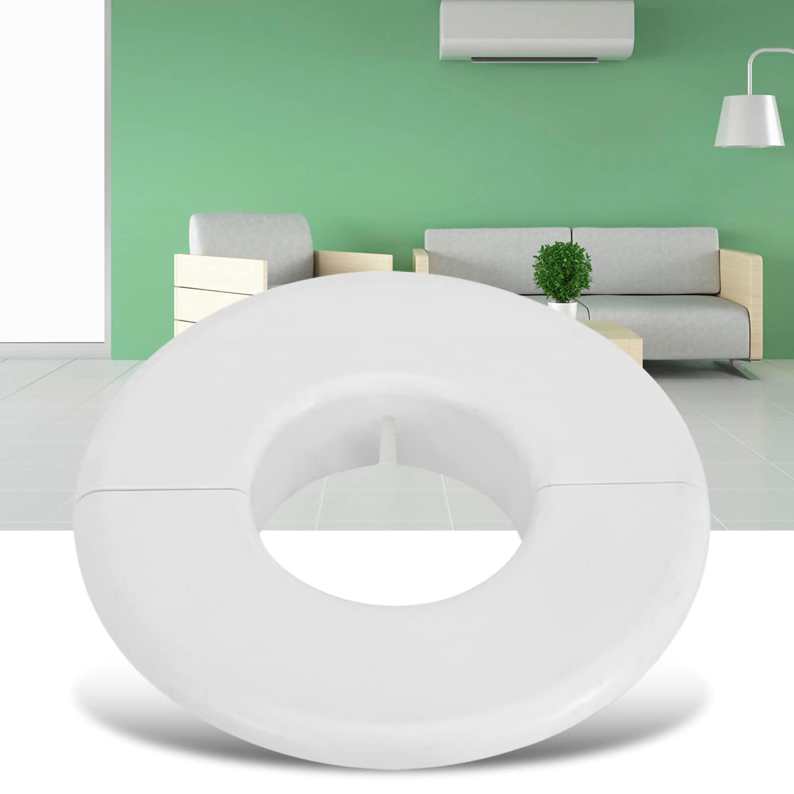 Qiilu Wall Hole Cover - PP Air Conditioning Hole Cover, Decorative AC Wall Hole Cover for Air Conditioner - Perfect for Home, Office & Indoor Use