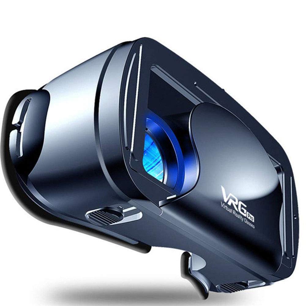 WYAFEIER VRG Pro Virtual Reality Glasses - Full Screen 120° Wide Angle VR Headset for 5-7 Inch Smartphones | Immersive Gaming, 3D Movies & Virtual Travel Experience
