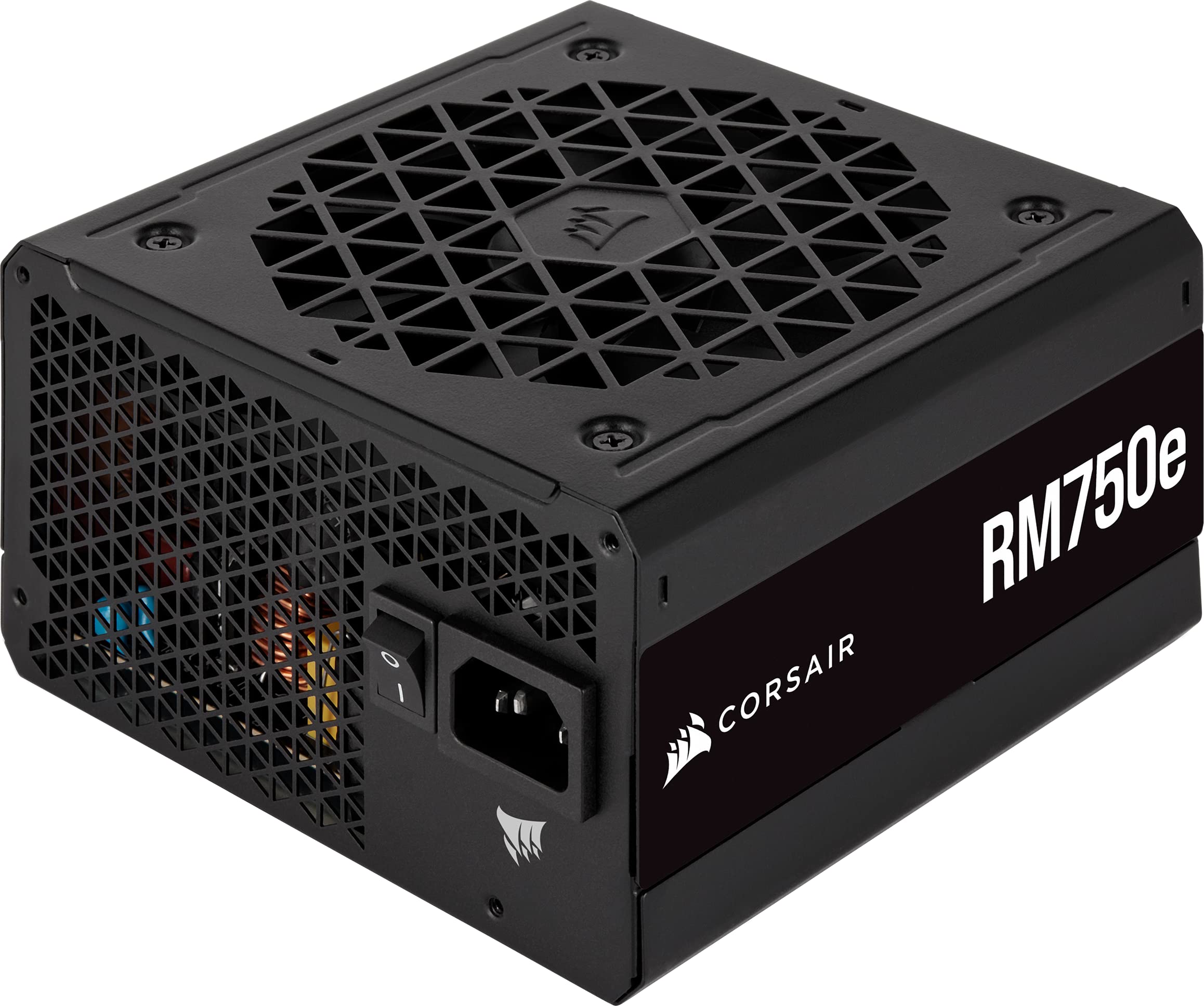 Corsair RM750e 750W Fully Modular ATX Power Supply - 80 PLUS Gold Certified, Low Noise, Dual EPS12V Connectors, 105°C-Rated Capacitors - Perfect for Gaming PCs, Workstations & High-End Builds