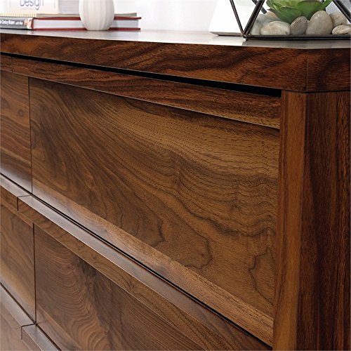 Home Square 4-Piece Bedroom Furniture Set - 2 Dressers & 2 Nightstands in Grand Walnut Finish | Complete Bedroom Decor for Master Suite, Guest Room or Apartment