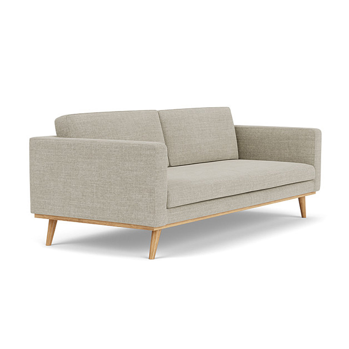 Johan Fabric 3-Seater Sofa - Comfortable Living Room Couch for Small Spaces | Perfect for Apartments, Dorms & Cozy Homes