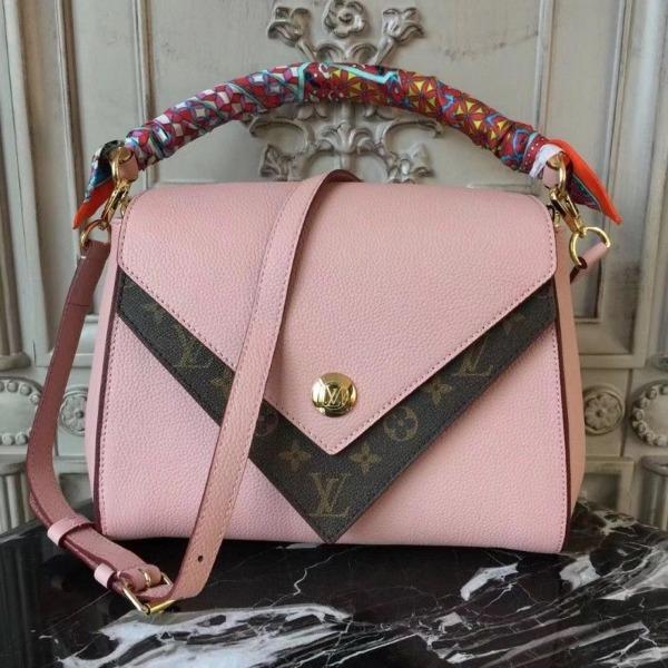 Louis Vuitton Double V Handbag in Rose Poudre - Luxury Crossbody Bag for Women, Perfect for Date Night & Evening Events
