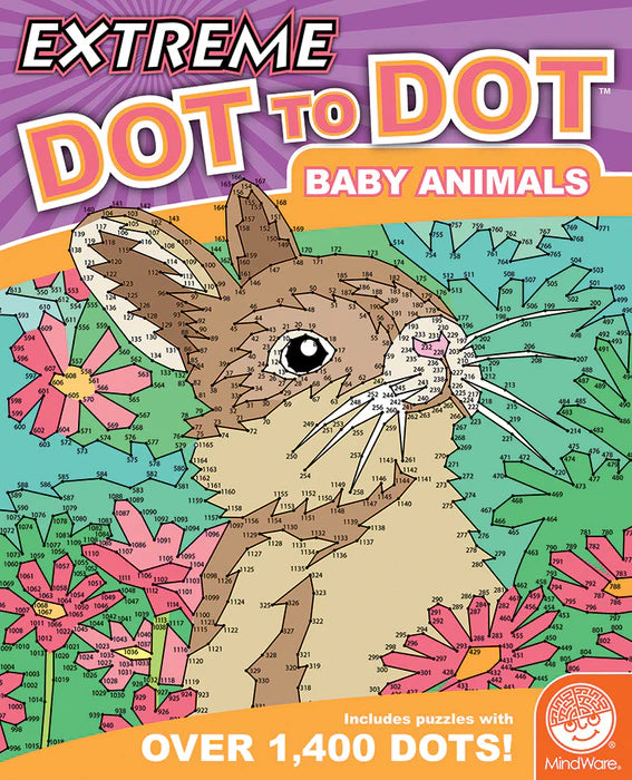 Extreme Dot to Dot: Baby Animals - Fun & Educational Activity Book for Kids - Perfect for Home, Classroom & Travel Learning