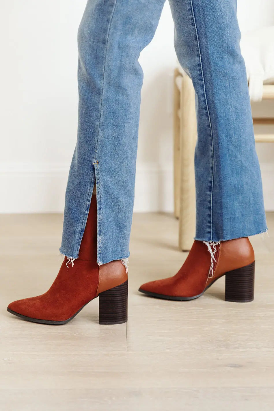 Jody Slim Flare Side Slit Jeans for Women - High Waisted Stretch Denim Pants with Side Slits | Perfect for Casual Outfits, Date Nights & Street Style