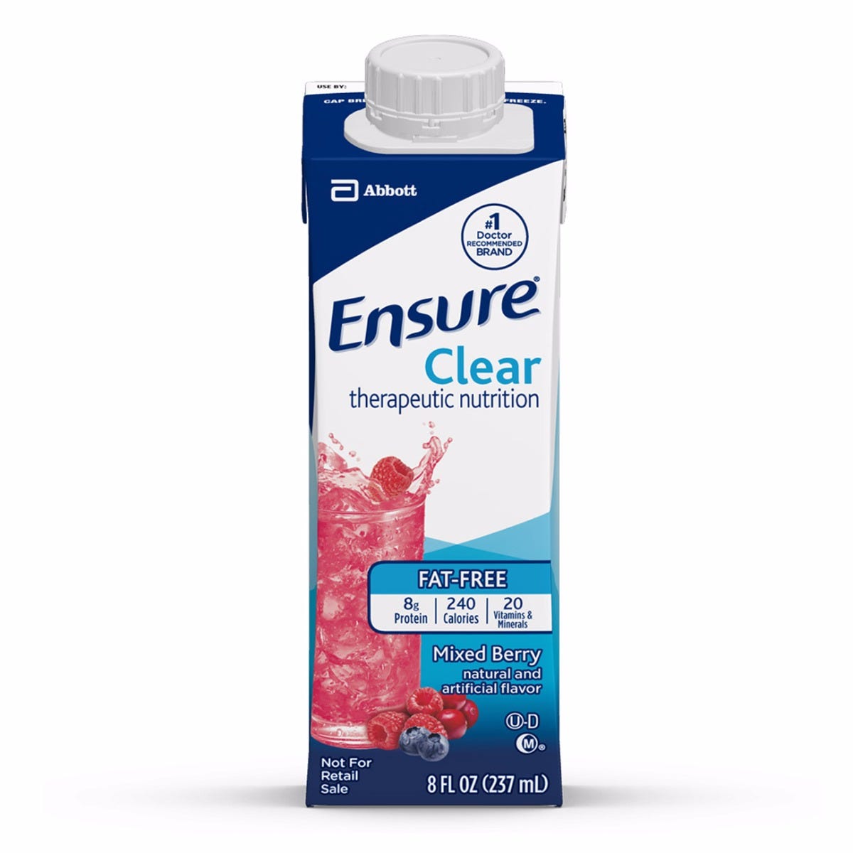 Ensure Clear Therapeutic Nutrition Shake - High Protein Meal Replacement for Adults & Seniors - Perfect for Post-Surgery Recovery, Weight Management & Daily Nutrition Support