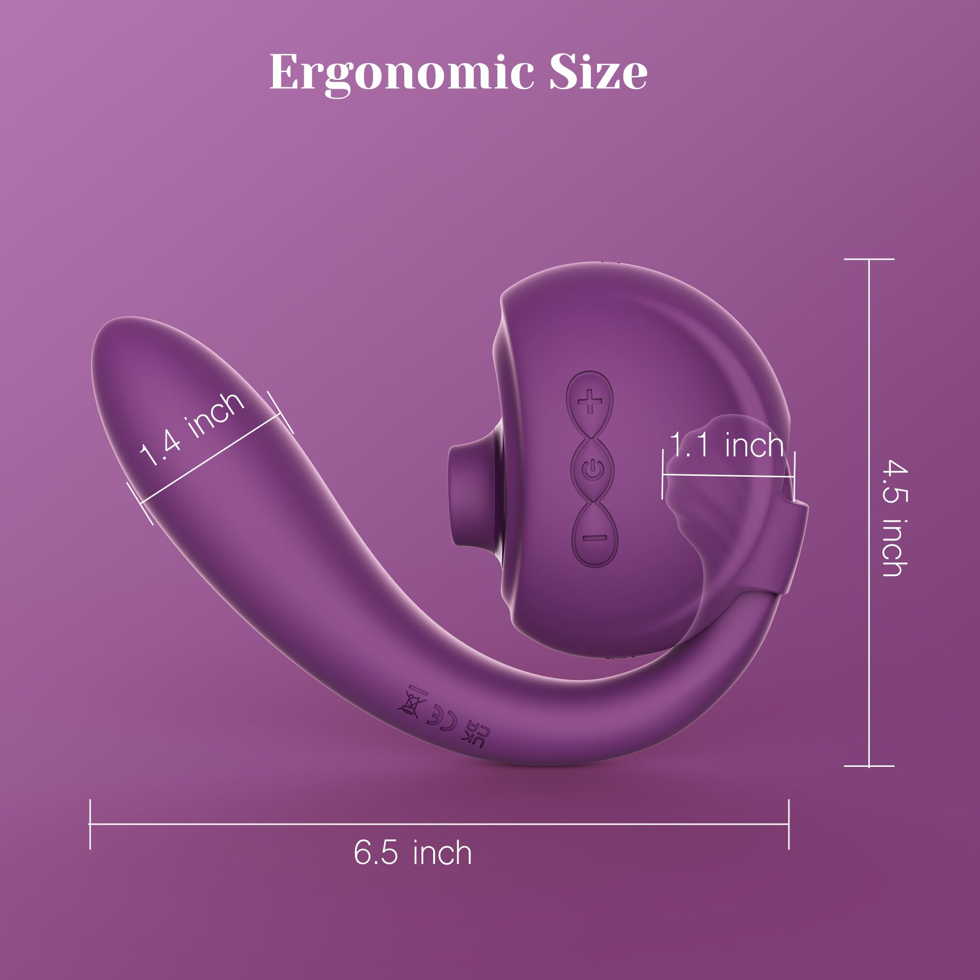 Tracy’s Dog OG 3 Clitoral Sucking G Spot Vibrator - Detachable 3-in-1 Adult Sex Toy for Women & Couples - Flexible Dual Stimulator with Suction & Vibration - Perfect for Solo Play & Couples Intimacy