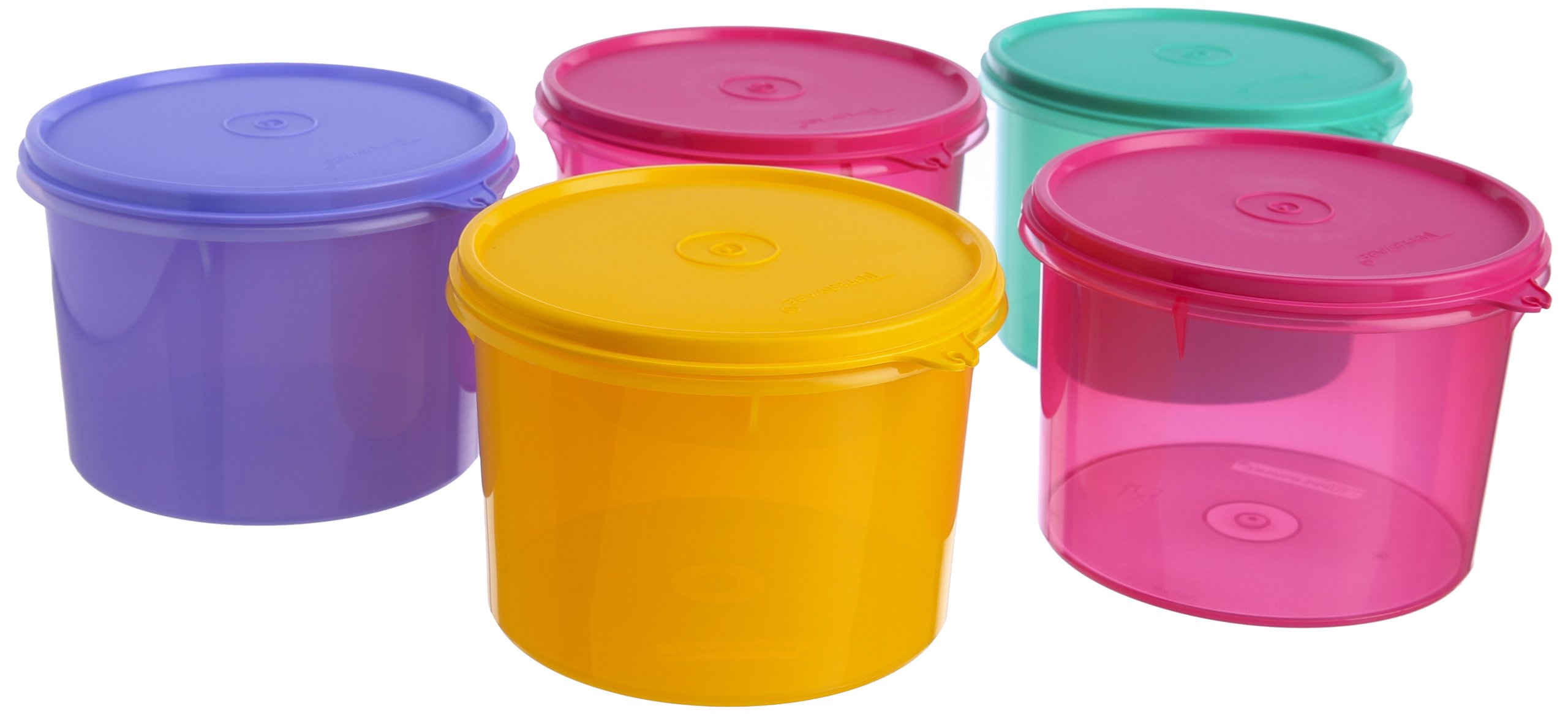 Tupperware Medium Store All Canister Set - 5-Piece 1.3L Food Storage Containers for Kitchen Pantry Organization | Perfect for Dry Goods, Snacks & Meal Prep